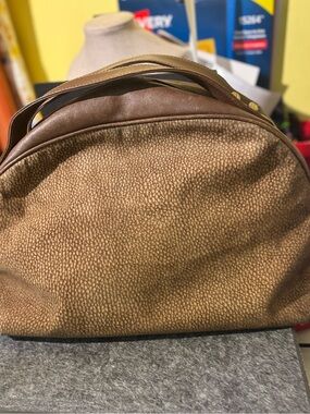 Borbonese vintage suede bag